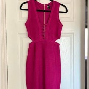 Marciano Bandage Dress, Pink, Sz M (8-10)
